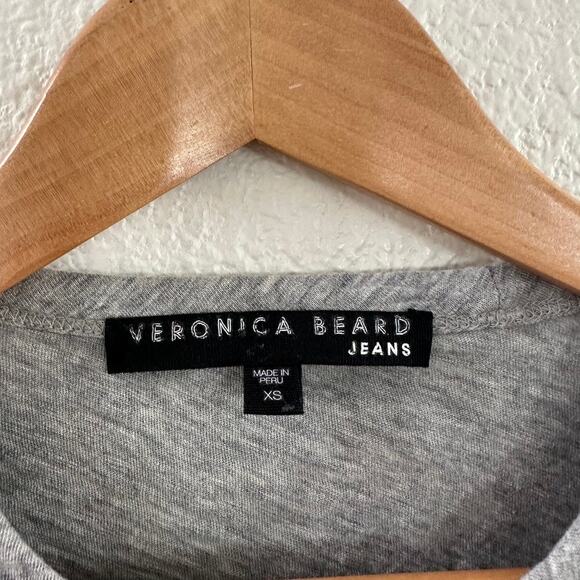 Veronica Beard Gray Ruffle Detail Shirt Size XS - Picture 4 of 4